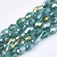Electroplate Glass Beads Strands
