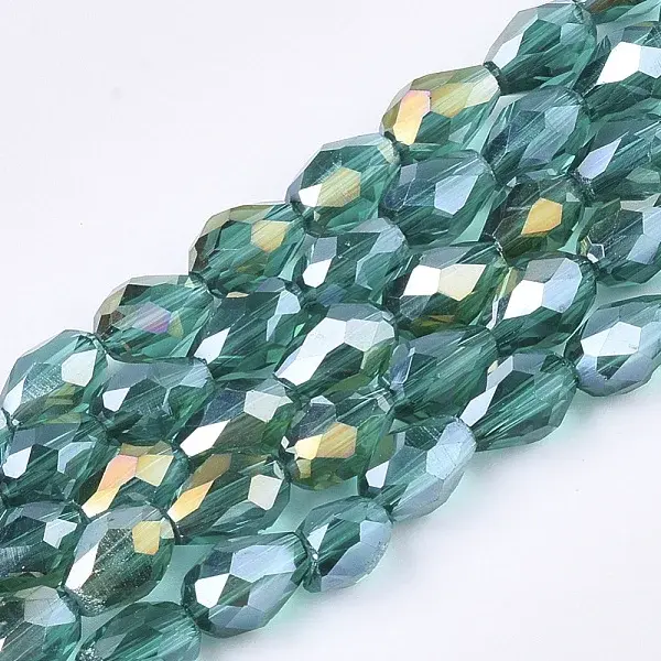 Electroplate Glass Beads Strands
