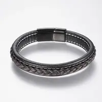 Braided Leather Cord Bracelets
