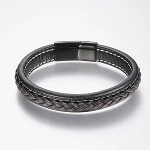 Braided Leather Cord Bracelets