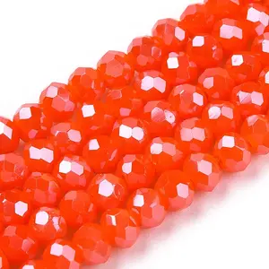 Electroplate Glass Beads Strands