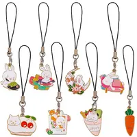 Alloy Enamel Pendants Mobile Strap
