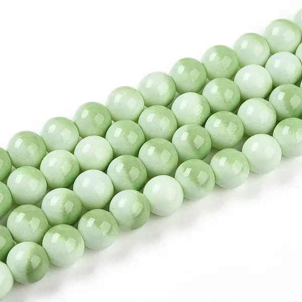 Baking Painted Glass Beads Strands