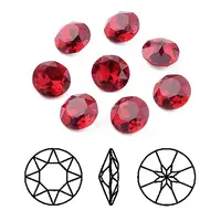 Pointed Back & Back Plated K9 Glass Rhinestone Cabochons