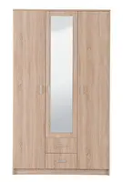 Kombinovaná skříň se zrcadlem 3d nerea - dub sonoma