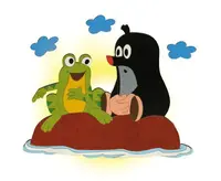 Dětská lampička krtek a žába