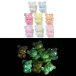 Luminous UV Plating Rainbow Iridescent Opaque Acrylic Beads