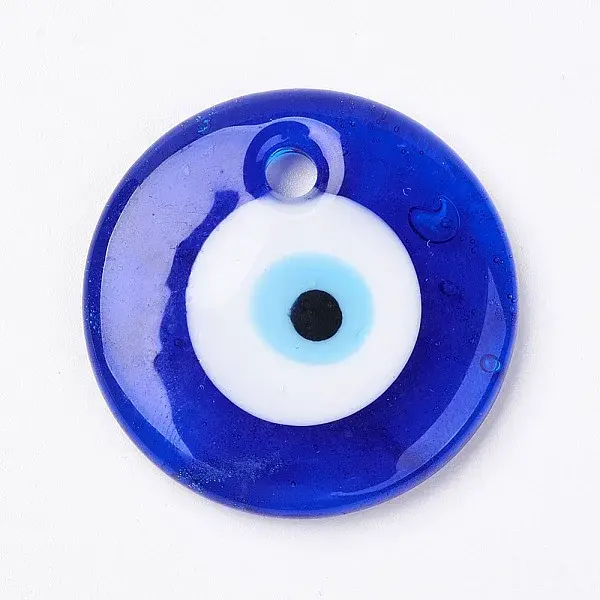 Handmade Lampwork Evil Eye Pendants