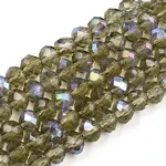 Electroplate Glass Beads Strands