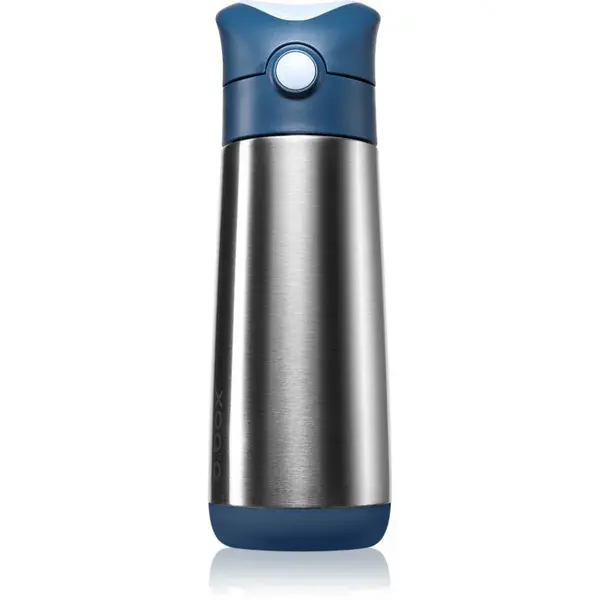 B.Box Insulated Drink Bottle termoska s brčkem Midnight 500 ml