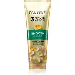 Pantene 3 Minute Miracle Smooth&Silky hloubkový tříminutový kondicionér pro poškozené vlasy 220 ml