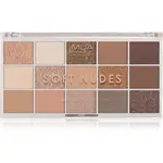 MUA Makeup Academy Eyeshadow Collection 15 Shade Palette paletka očních stínů odstín Soft Nudes 12 g