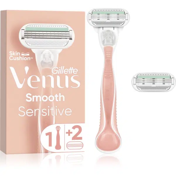 Gillette Venus Sensitive Smooth holicí strojek + 2 náhradní hlavice