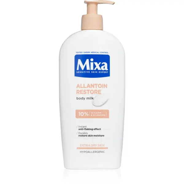MIXA Allantoin Restore tělové mléko pro extra suchou pokožku 400 ml