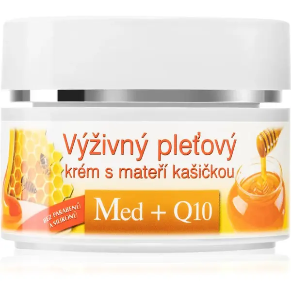 Bione Cosmetics Med + Q10 výživný krém s mateří kašičkou 51 ml
