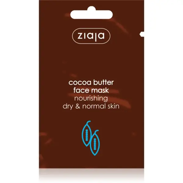 Ziaja Cocoa Butter výživná maska pro normální a suchou pleť 7 ml