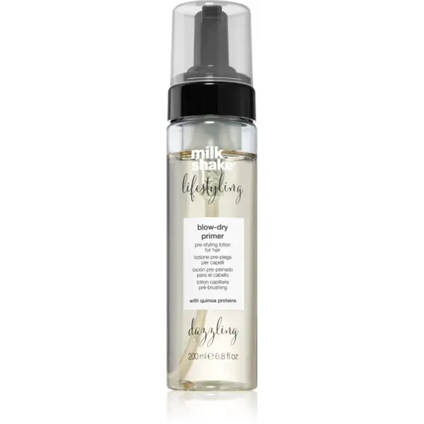 milk_shake® Lifestyling Blow-dry Primer pěna na vlasy pro tepelnou úpravu vlasů 200 ml