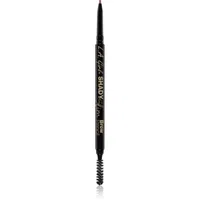 L.A. Girl Cosmetics Shady Slim automatická tužka na obočí s kartáčkem odstín Warm Brown 0.08 g