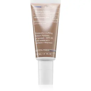 Korres Black Pine 4D Bounce tónující hydratační krém pro zpevnění pleti SPF 20 40 ml