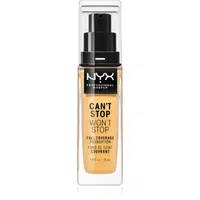 NYX Professional Makeup Can't Stop Won't Stop Full Coverage Foundation vysoce krycí make-up odstín 11 Beige 30 ml