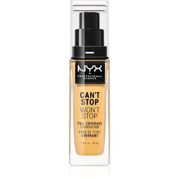 NYX Professional Makeup Can't Stop Won't Stop Full Coverage Foundation vysoce krycí make-up odstín 11 Beige 30 ml