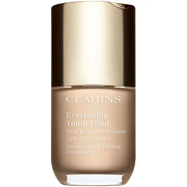 Clarins Everlasting Youth Fluid Foundation rozjasňující make-up SPF 15 odstín 103 Ivory 30 ml
