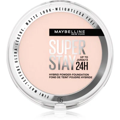 MAYBELLINE NEW YORK SuperStay 24H Hybrid Powder-Foundation kompaktní pudrový make-up pro matný vzhled odstín 05 9 g