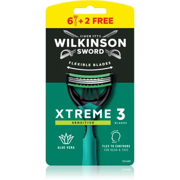 Wilkinson Sword Xtreme 3 Sensitive jednorázová holítka pro muže 8 ks