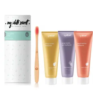 My White Secret Gift Pack Fruits Toothpaste + Toothbrush sada zubní péče