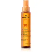 Nuxe Sun Tanning Oil High Protection olej na opalování na tělo a obličej SPF 30 150 ml