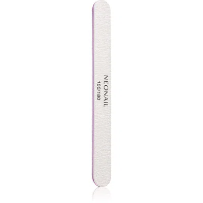 NEONAIL Nail File Straight pilník na nehty 100/180 1 ks