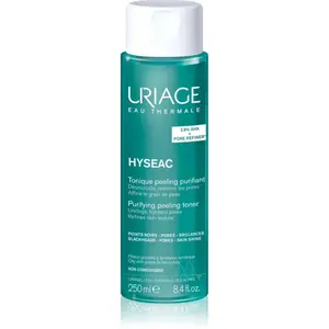 Uriage Hyseac Purifying Peeling Toner čisticí tonikum pro regulaci mazu a minimalizaci pórů s AHA kyselinami 250 ml