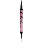 NYX Professional Makeup Beetlejuice Pinstripe Duo Liner oční linky 2 v 1 odstín 01 Pink Chrome 0,5 ml
