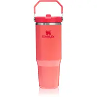 Stanley IceFlow™ Flip Straw Tumbler nerezová láhev na vodu Hot Coral 890 ml