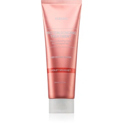 KUNDAL Protein Bonding Care Treatment komplexní péče pro suché a poškozené vlasy s vůní Violet Muguet 250 ml