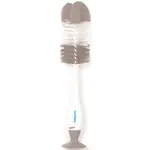 BabyOno Take Care Brush for Bottles and Teats kartáč na čištění 2 v 1 Grey 1 ks