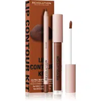 Makeup Revolution Lip Contour Kit sada na rty odstín D.