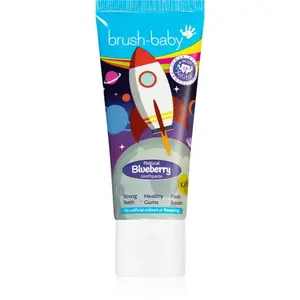 Brush Baby Rocket dětská zubní pasta borůvka 50 ml