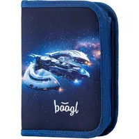 BAAGL VESMÍRNÁ LOĎ Školní penál, tmavě modrá, velikost