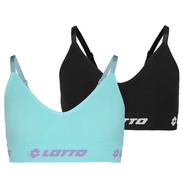 Lotto LIANI 2PACK Dívčí sportovní podprsenka, tyrkysová, velikost 128-134