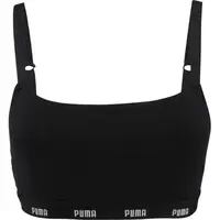 Puma WOMEN CROSS-BACK LETTE 1P Dámská podprsenka, černá, velikost