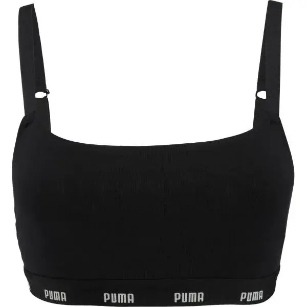 Puma WOMEN CROSS-BACK LETTE 1P Dámská podprsenka, černá, velikost