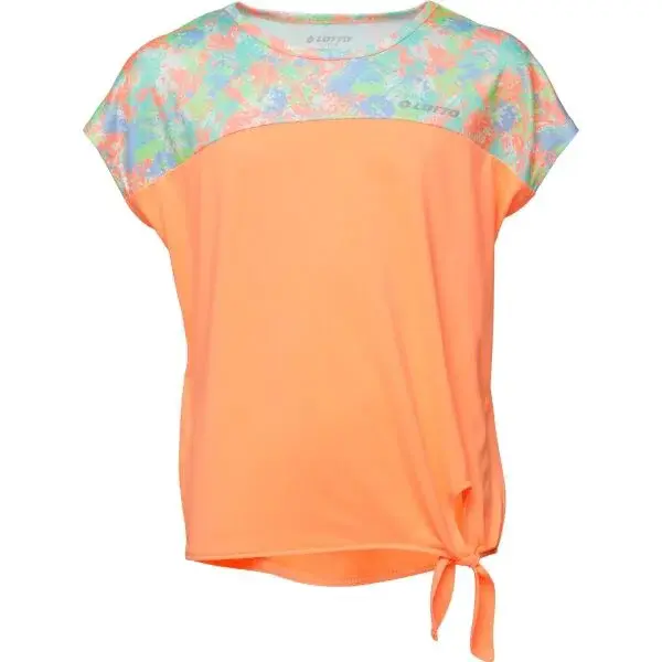 Lotto AZUSI Dívčí sportovní triko, lososová, velikost 116-122