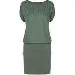 LOAP ASSIM Dámské šaty, khaki, velikost