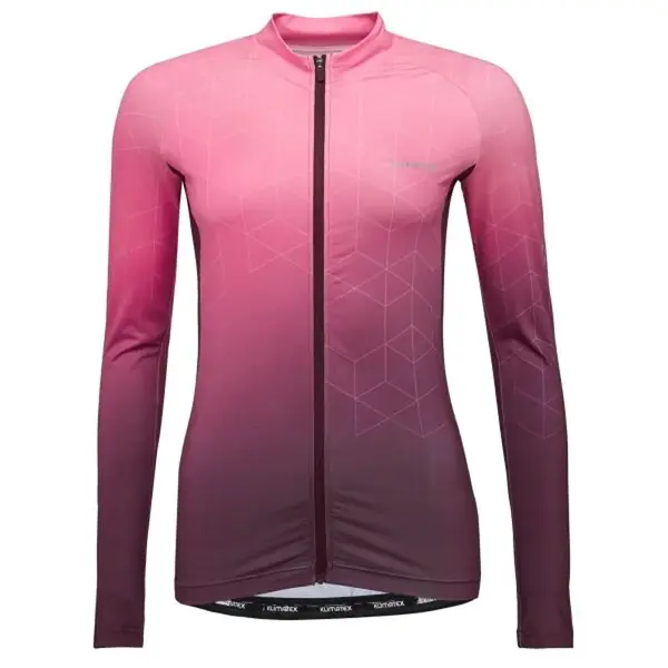 Klimatex JUDITH Dámský cyklodres s dlouhým rukávem, růžová, velikost
