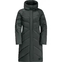 Jack Wolfskin MARIENPLATZ W Dámský zimní kabát, zelená, velikost