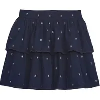 GAP RUFFLE WOV Dívčí sukně, tmavě modrá, velikost