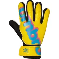 Umbro STRATUS GLOVE - JNR Dětské fotbalové brankářské rukavice, žlutá, velikost