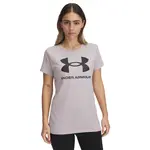 Under Armour LIVE SPORTSTYLE GRAPHIC SS Dámské triko, šedá, velikost S