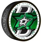 INGLASCO DALLAS STARS MEDALLION BLISTER Fanouškovský hokejový puk, černá, velikost